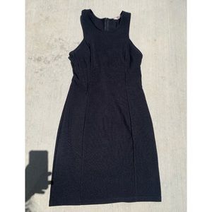 Black mini dress